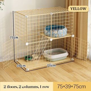 75*39*73cm Cat Cage Stackable Pet Dog Cat Rabbit - Never used