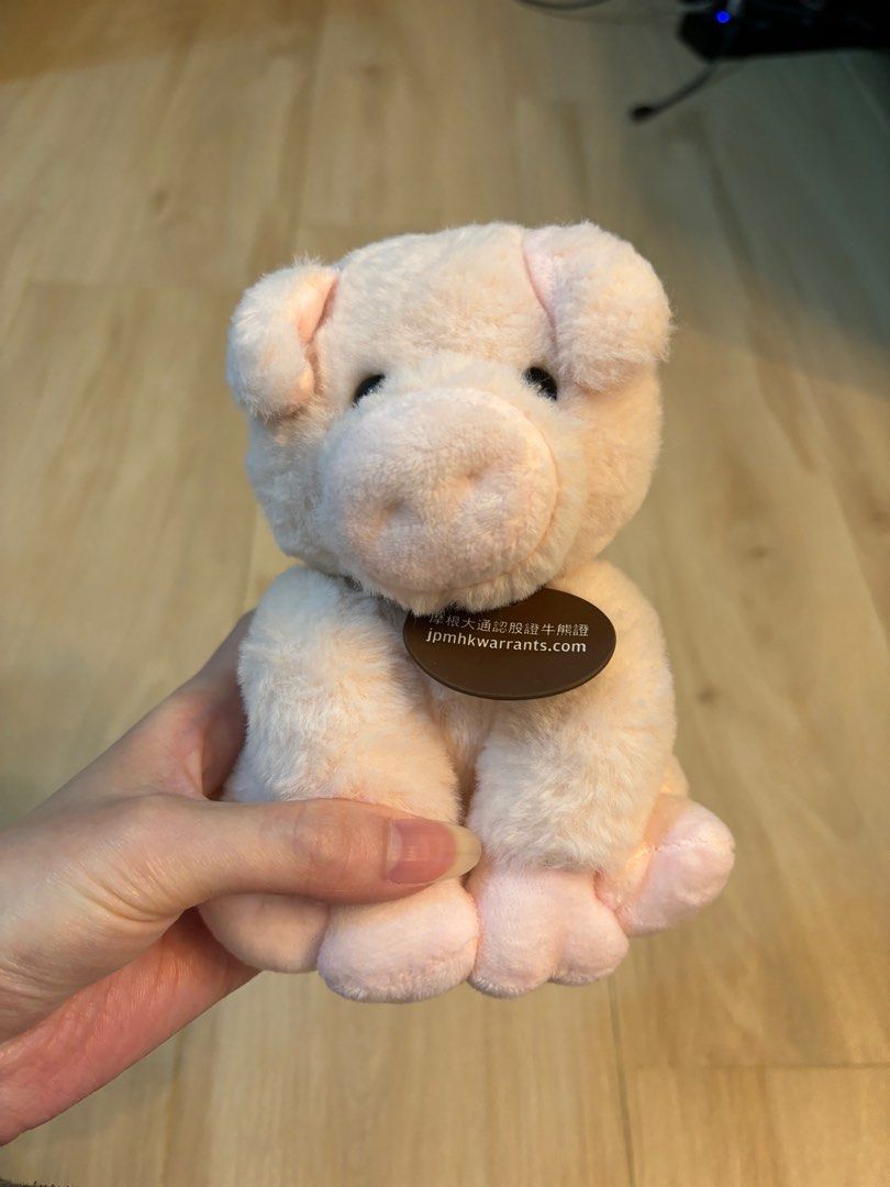 摩根大通豬年公仔, 興趣及遊戲, 玩具& 遊戲類- Carousell