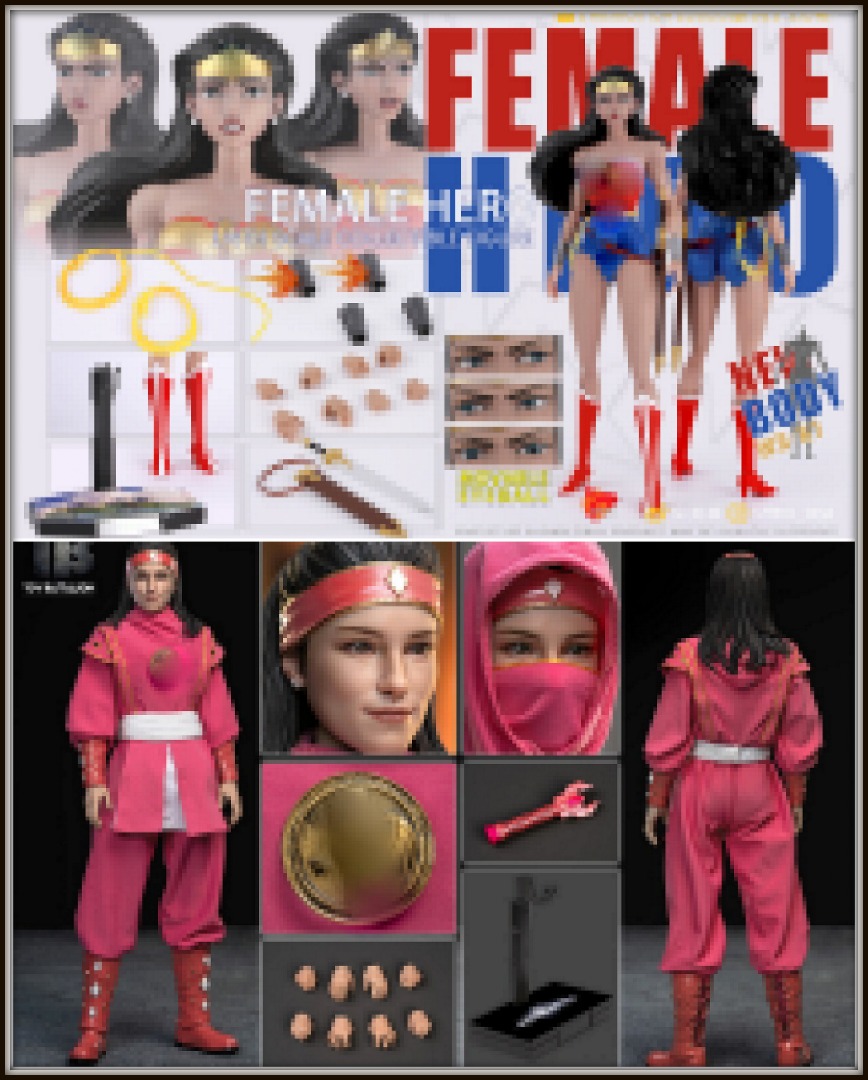 SHERO TOYS 1/6 フィーメイル ヒーロー 新品 SH007 Ready! New SHERO TOYS SH007 1/6 Female Hero Collectible Action