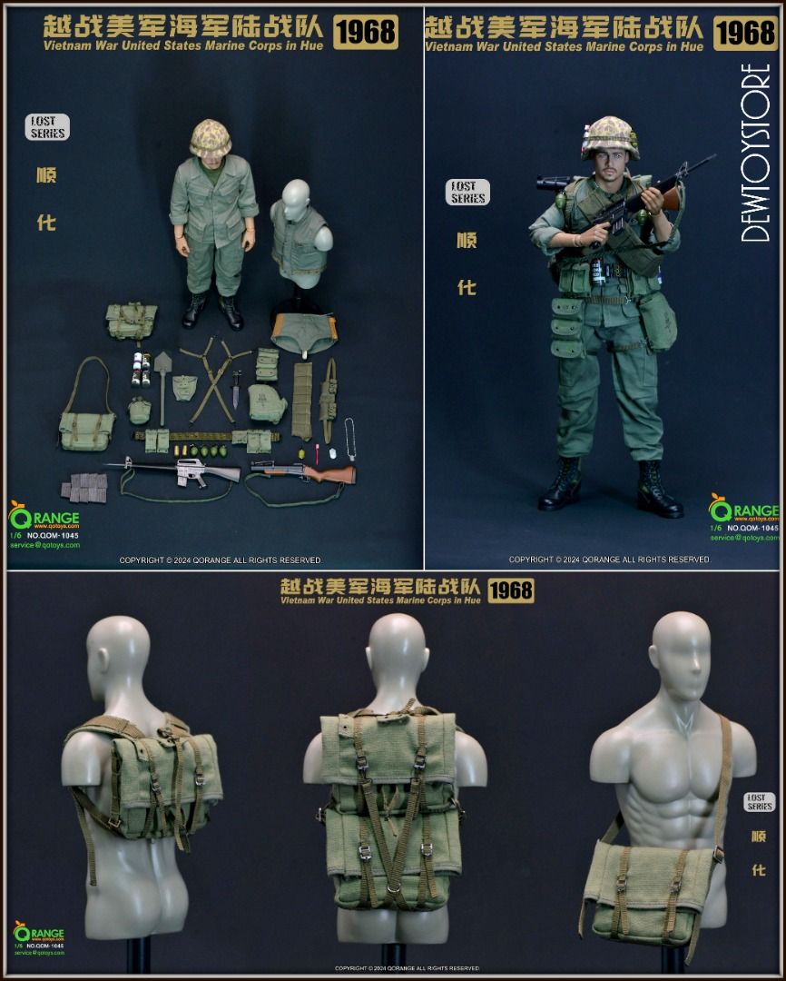 ⭐ [𝗣𝗿𝗲-𝗼𝗿𝗱𝗲𝗿] QORANGE QOTOYS 1/6 Scale Action