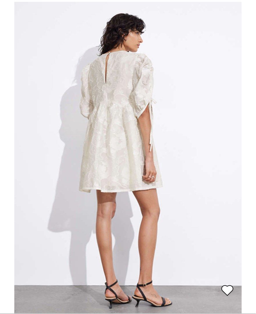 & other stories puff sleeve mini dress & Other Stories - Mini Dress - Women - Polyester/Elastane - L