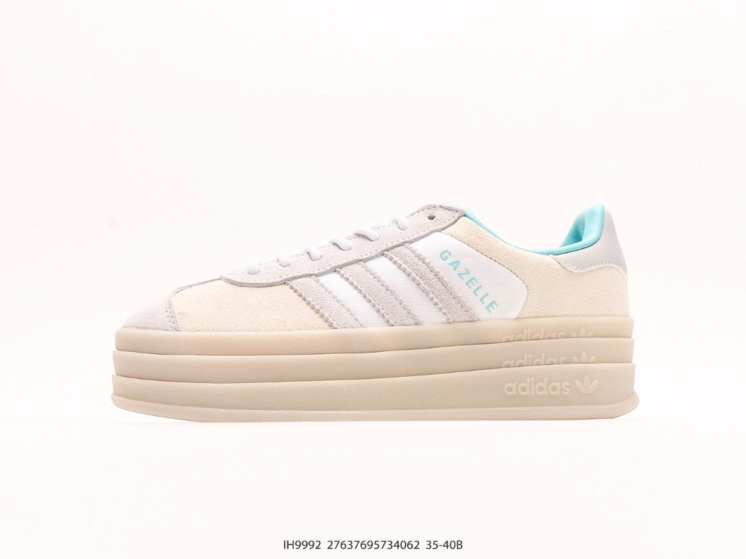 adidas gazelle silver green womens Adidas Originals