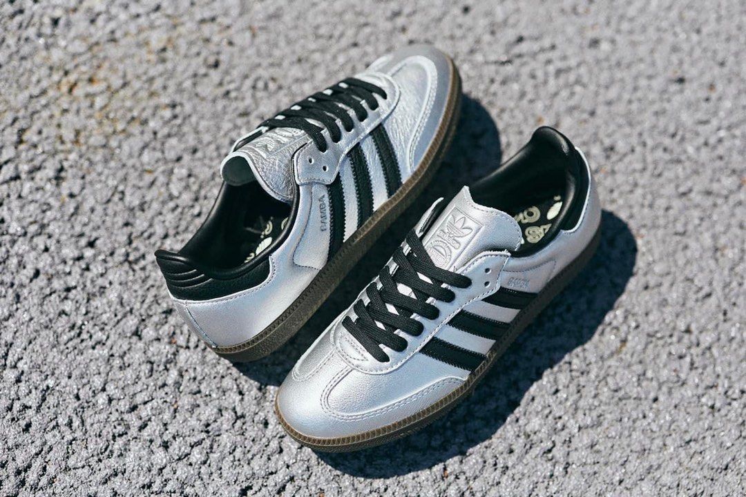 Adidas Samba Silver White (Category: Sneakers) located in Manila. Submitted by kimmyv. (Listing ID 1310075761, Image 1). Description: Tokyo Japan Pasabuy 🇯🇵 7-10 Days Waiting Time ALL SIZE AVAILABLE. (MENS & WMNS) ₱7,995 - Jp Ph & Local Sf Included Let Us Know 🤍.