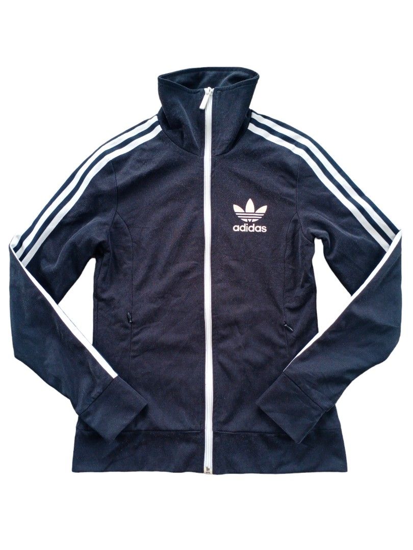 Adidas trefoil jaket sweater track top adidas bunga trainer zip saiz 90 S