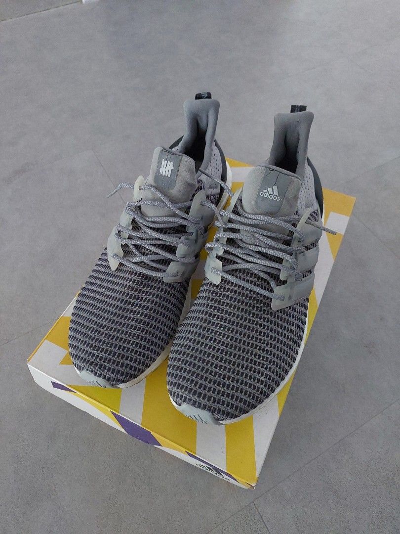 Adidas UltraBoost x Undefeated Shift Grey Men s Fashion Footwear Sneakers on Carousell