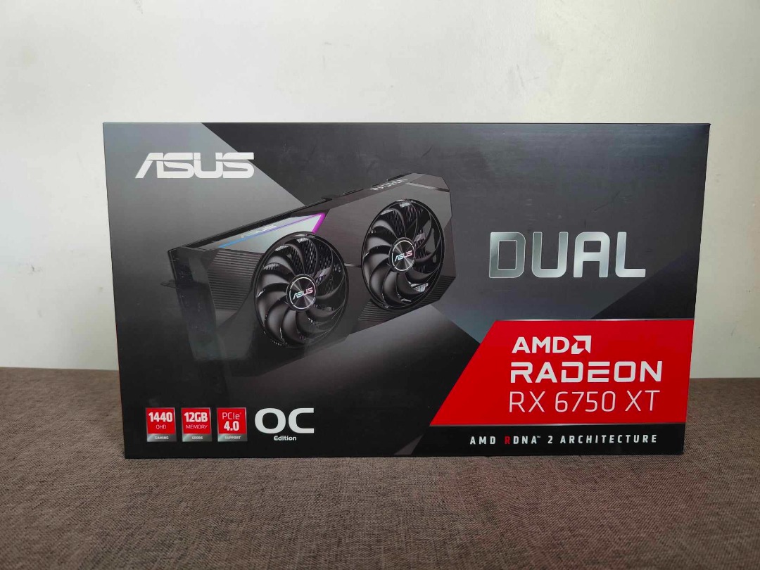 ASUS Dual Radeon™ RX 6750 XT OC Edition, Computers & Tech, Parts ...