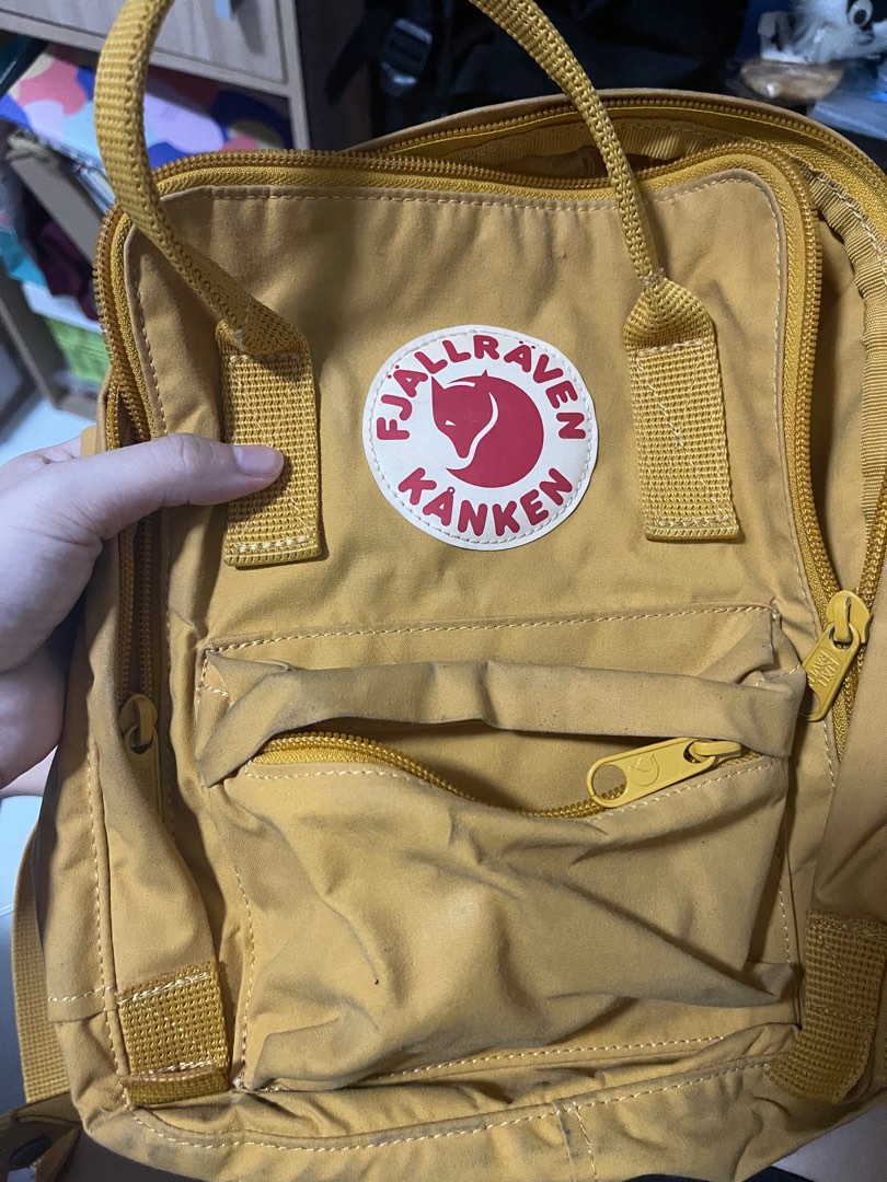 Authentic Kanken Ochre Backpack Women s Fashion Bags Wallets Backpacks on Carousell