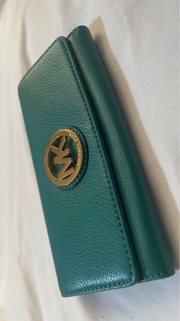 Michael kors turquoise wallet sales