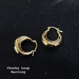 Authentic Pawnable Real 18k Saudi Gold-Dome Earrings