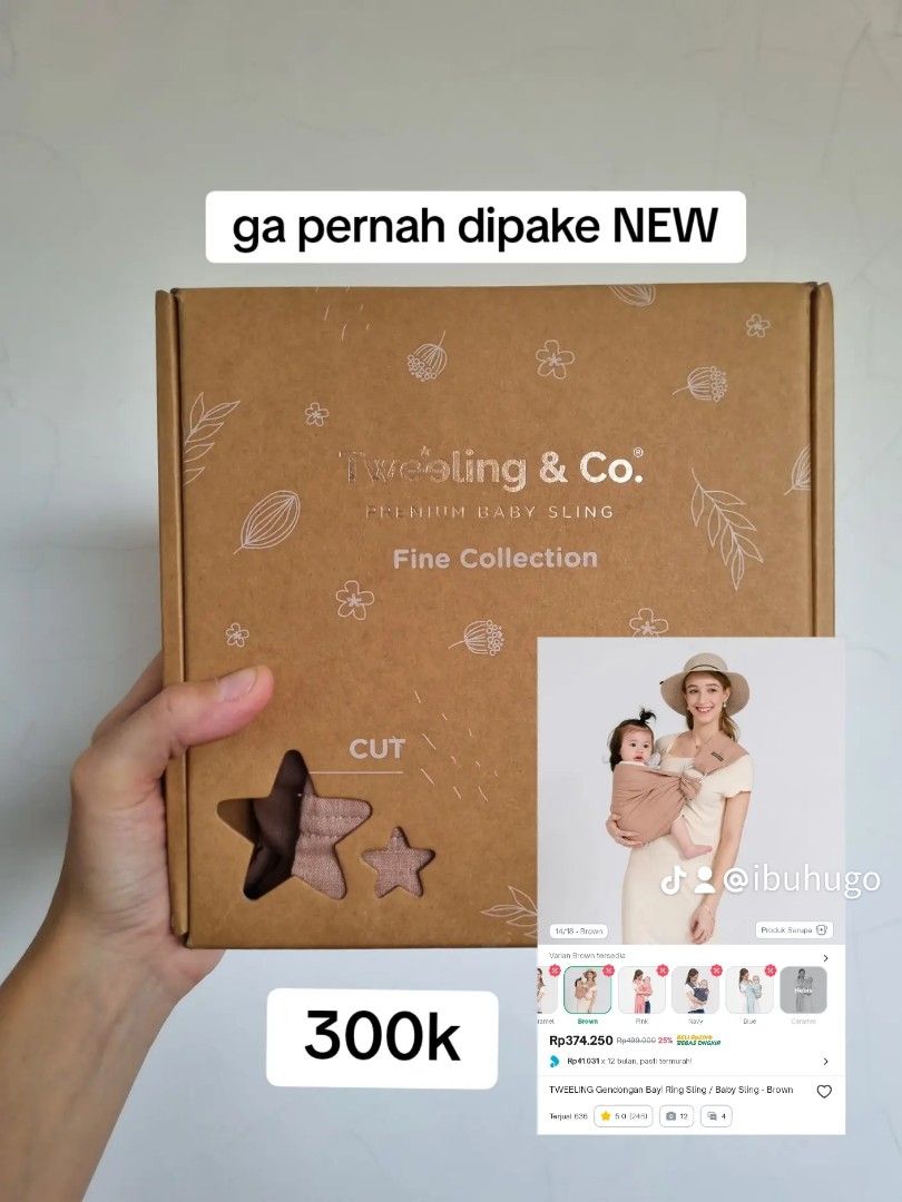 Baby sling tweeling co