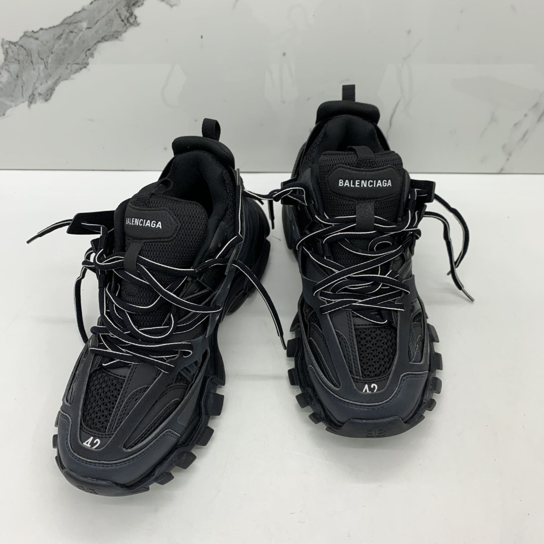 BALENCIAGA TRACK 542023 BLACK SIZE 42 SNEAKERS 247026547 WE, Men's
