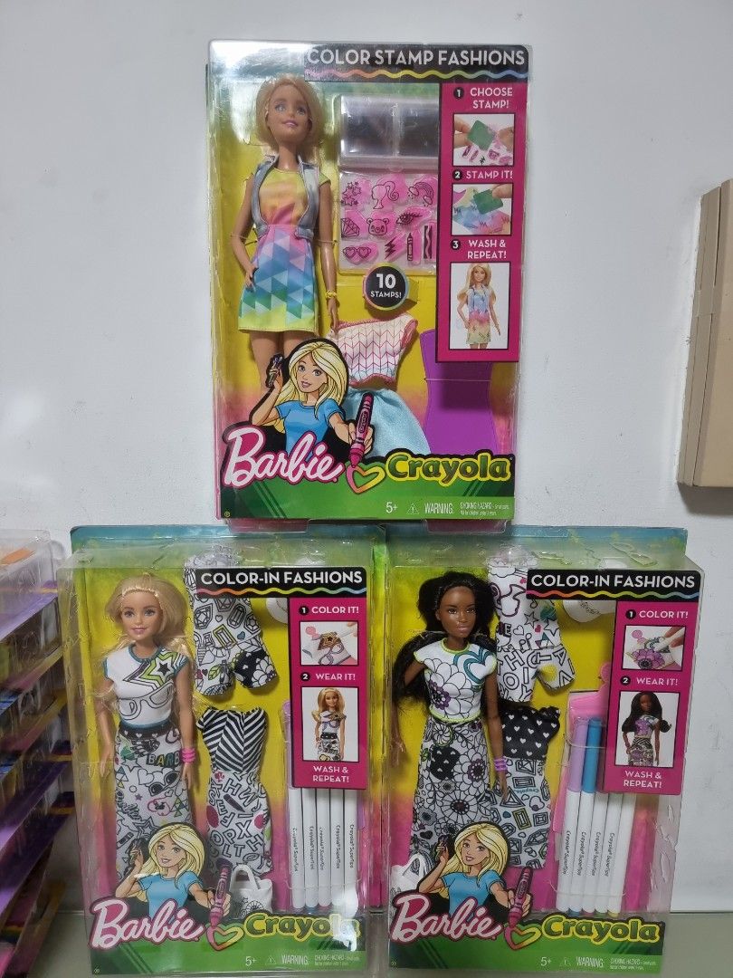 Barbie loves crayola best sale
