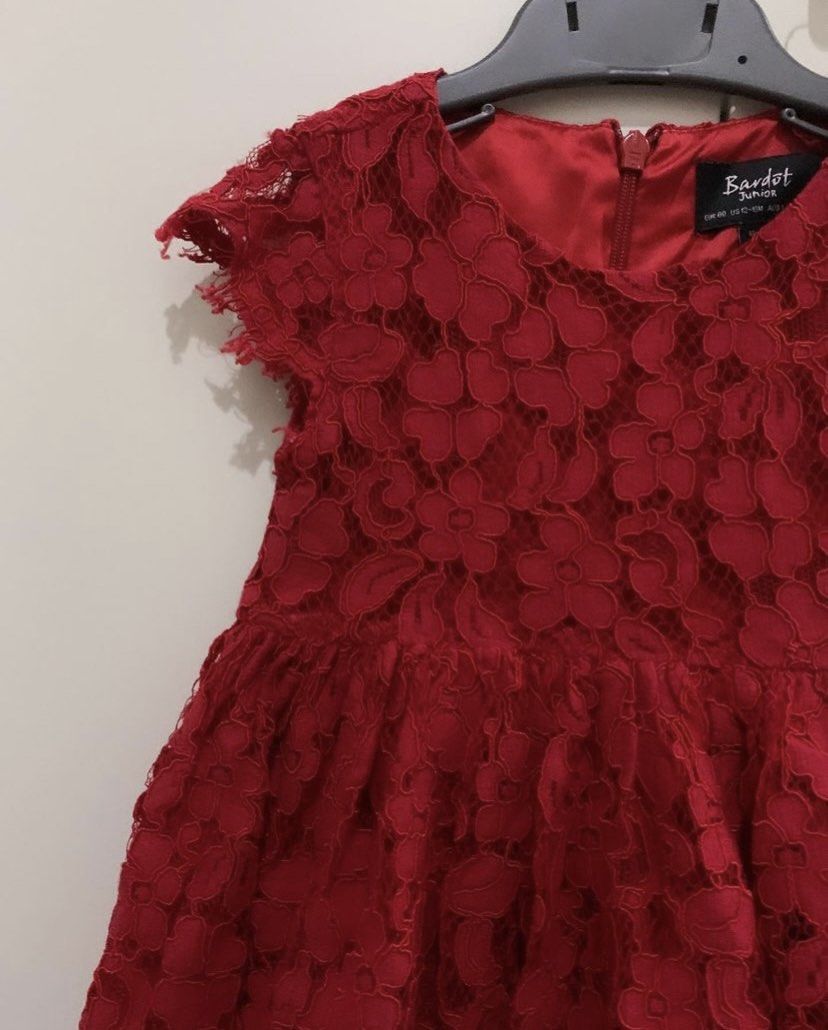 BARDOT JUNIOR SIZE 12-18m max 2y LIKE NEW😍MEWAH BRUKAT BRAND