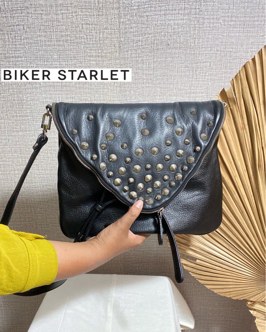 Biker starlet bag top