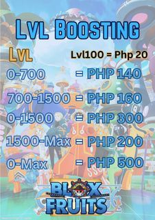 [BLOX FRUITS] Affordable Account Boosting!