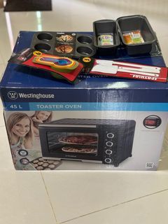 Brand New - Westinghouse 45L Toaster Oven with freebies