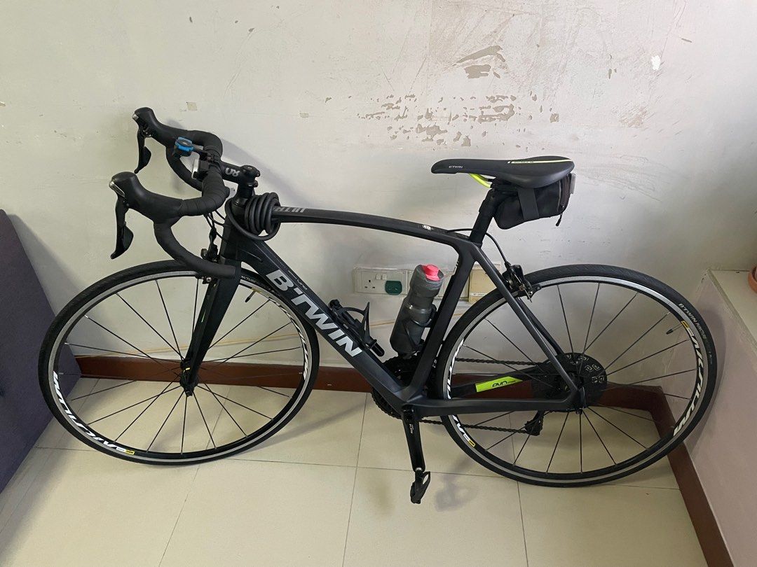 Btwin Ultra CF Carbon frame with Shimano 105 gearbox and breaks Sports Equipment Bicycles Parts Bicycles on Carousell