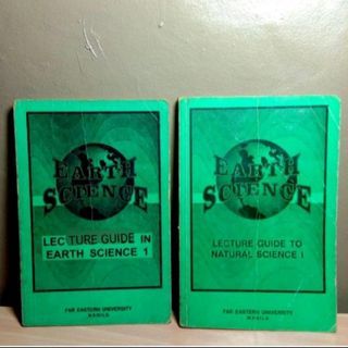 Bundle Set Lecture Guide in Earth Science 1 (2 Pieces Sale)
