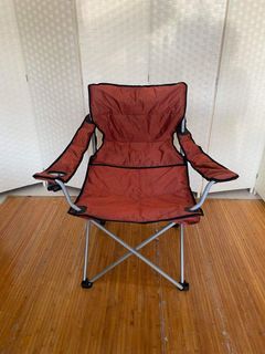 Camping Chair "Lakehill" Brand Japan Surplus  Size: L23" x W24" x SH18" x H37" inches  In good condition
