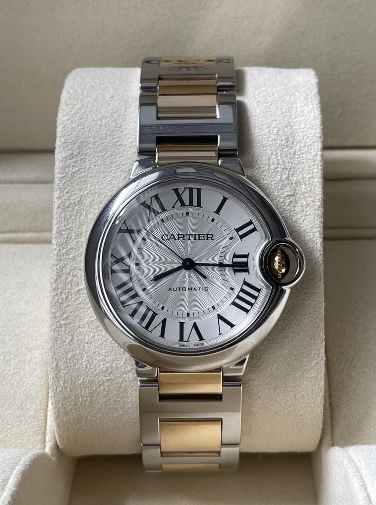 Cartier ballon bleu 36mm two tone cheap