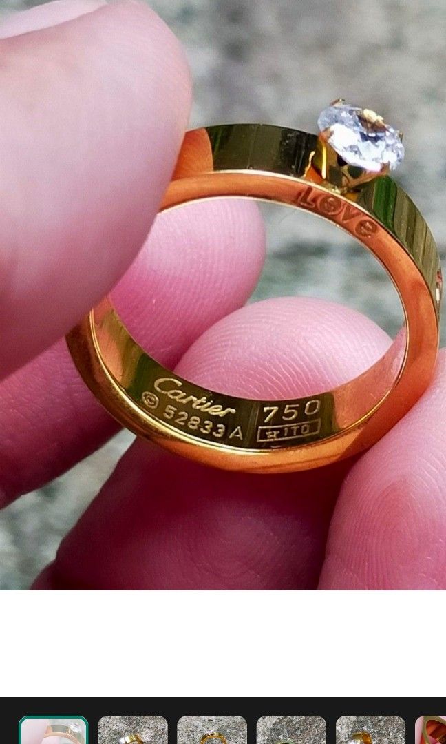 Cartier 52833a love ring cheap