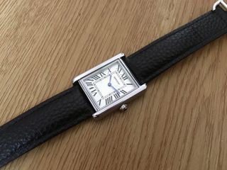 Cartier tank watch homage vintage style