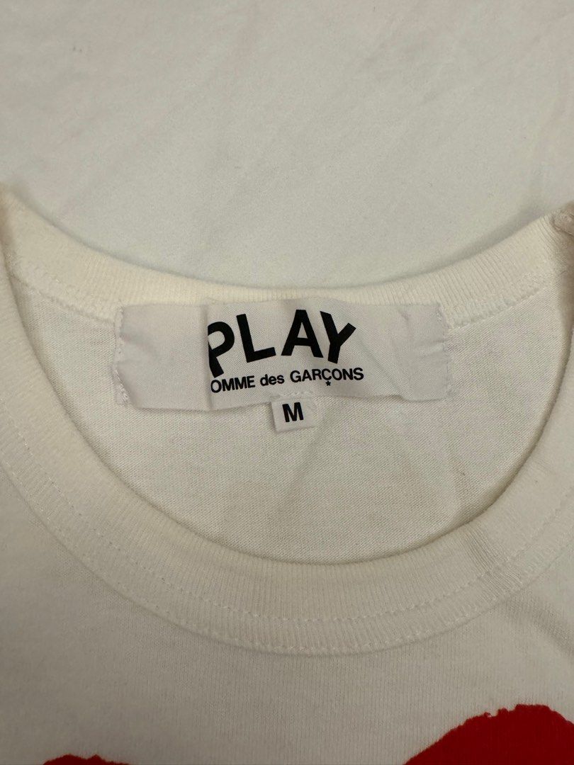 Cdg shirt tag best sale