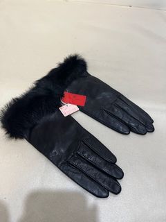 Charles journal genuine leather pur gloves