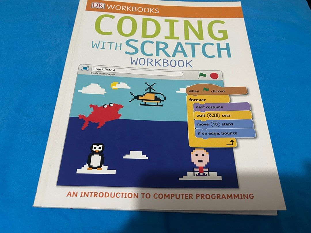 Coding with Scratch (Category: Children's Books) located in Paranaque City. Submitted by minimalism2021 (Listing ID 1310240073, Image 1). Description: Coding with Scratch RFS: Outgrown/Decluttering MOP: Gcash/Maya/BDO/BPI Shipping: Lalamove/Grab/Gogo Express from Paranaque.