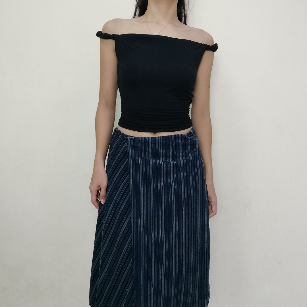 Striped skirt corduroy discount
