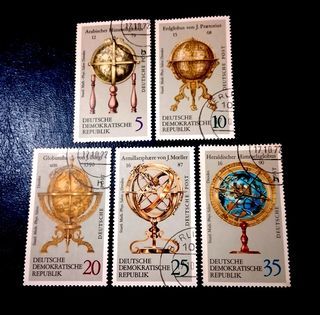 DDR Germany 1972 - Globes 5v. (used)