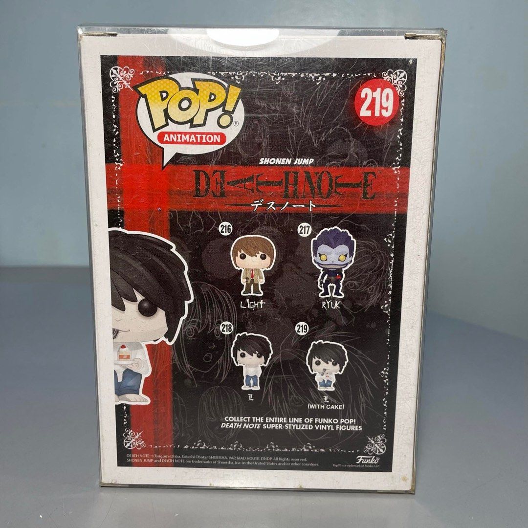 Death Note L (With Cake) #219 Funko Pop! (Category: Figurines & Statues) located in Quezon City. Submitted by theiiclothing (Listing ID 1310205161, Image 3). Description: FOR SALE: Death Note L (With Cake) #219 Funko Pop! Brand new never opened Selling for only 10k! BDO/GCash Lalamove/Shipping Message me for sure buyers.