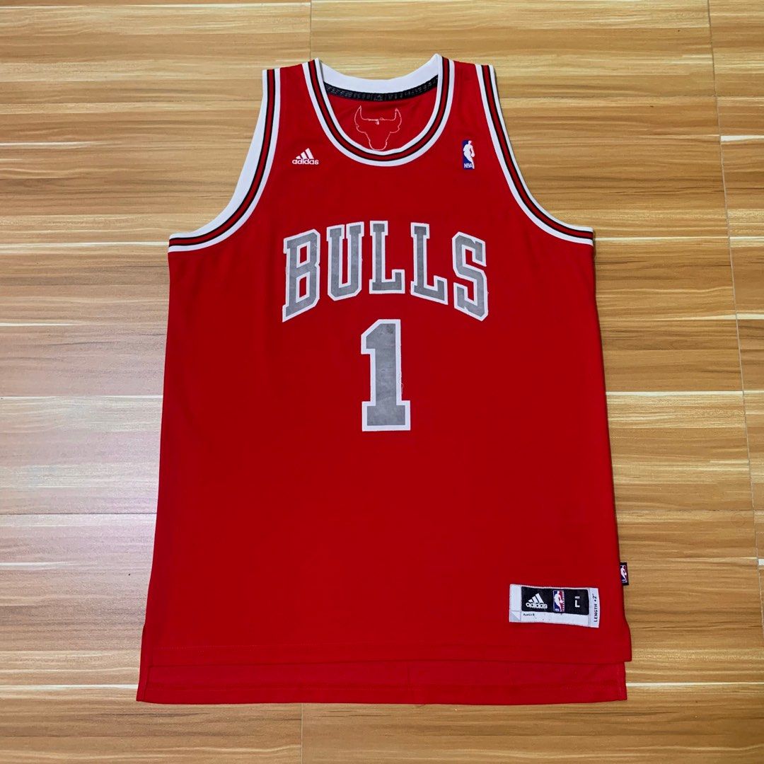 Derrick Rose Bulls Jersey Authentic Men s Fashion Activewear on Carousell