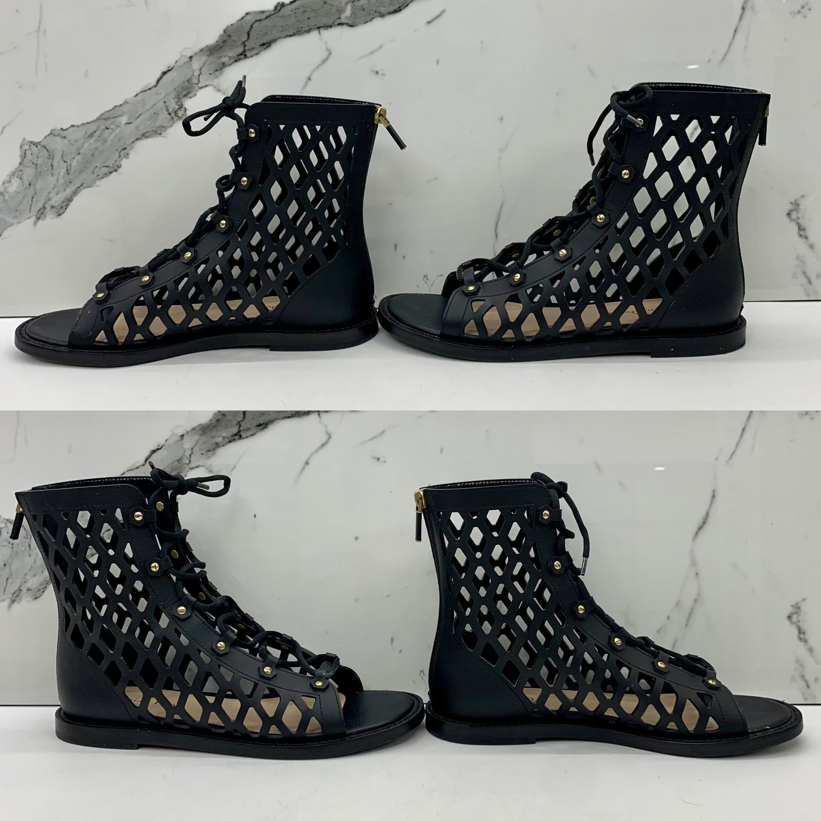 DISCOUNTED DIOR D TRAP GLADIATOR SANDALS 247027242 Luxury Sneakers Footwear on Carousell