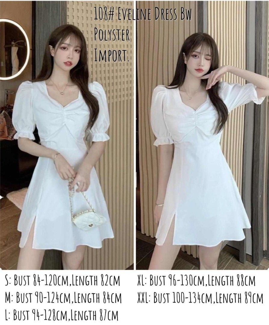 ec Dress Mini Eveline Import Hitam l atasan fashion baju dress putih wanita