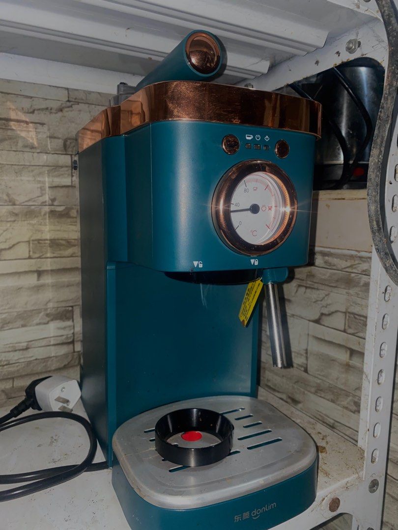 Espresso Machine (Category: Coffee Machines & Makers) located in Manila. Submitted by notwithstanding (Listing ID 1310217110, Image 1). Description: no last price! bought on orange app for 2,500 only used once impulse buy hehe complete with all tools free frother, measuring scale and stamp.