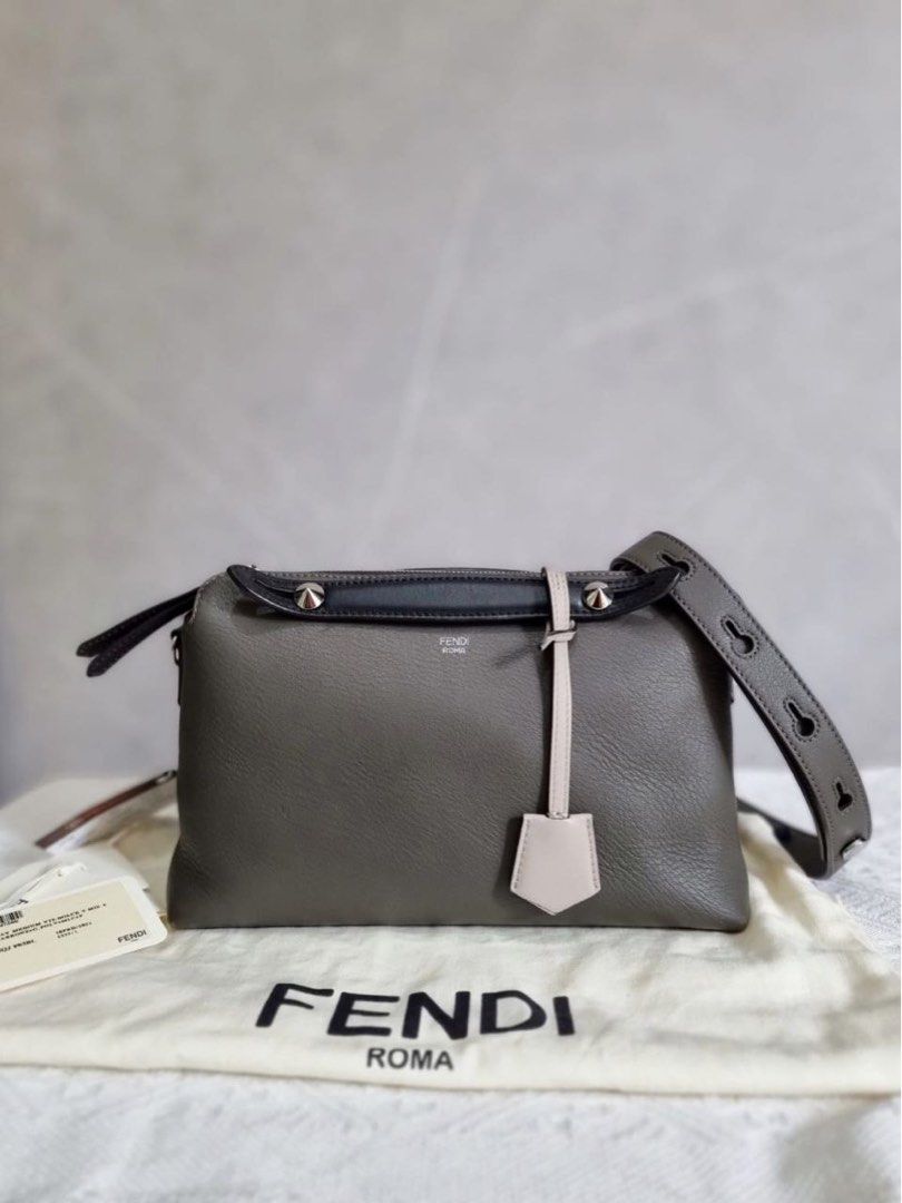 Fendi BTW Carbone Grey Barang Mewah Tas Dompet di Carousell