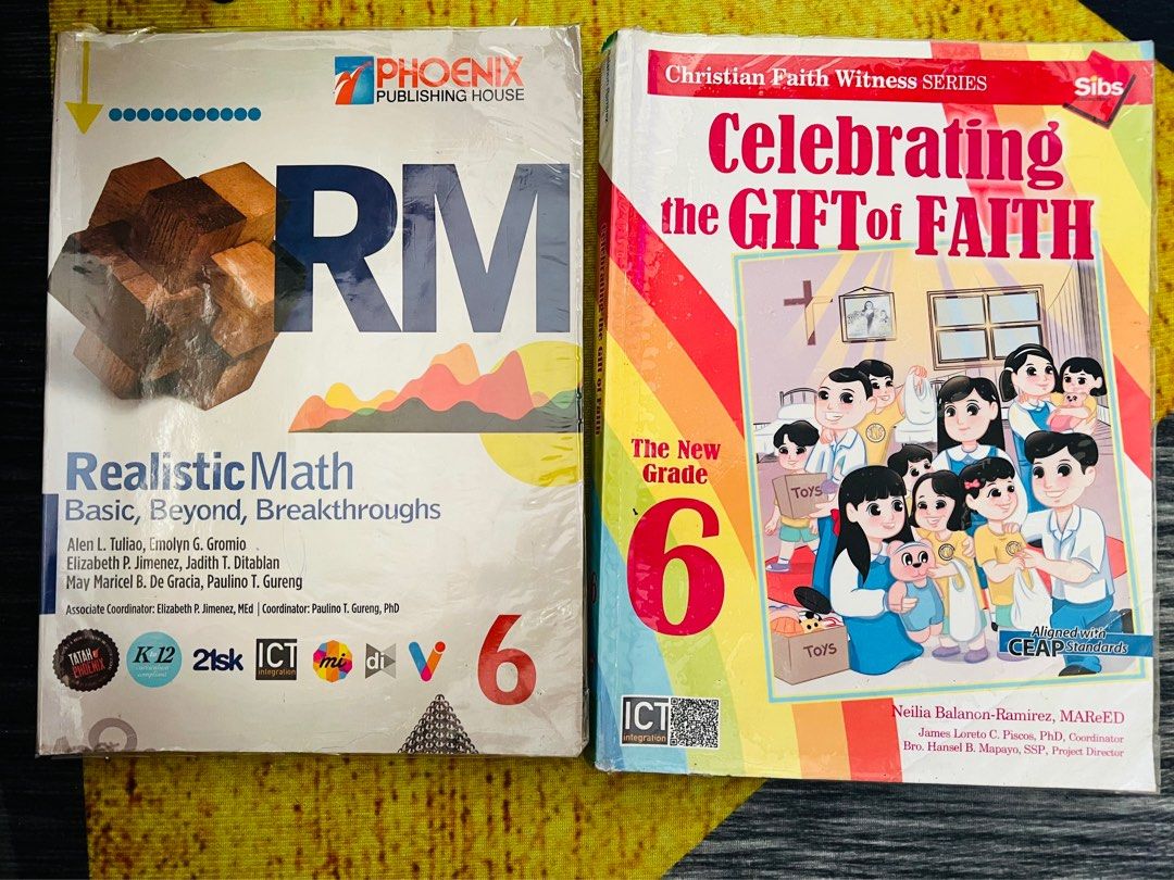 Grade 6 Books - Used (Category: Textbooks) located in Makati City. Submitted by eyor15 (Listing ID 1310123586, Image 3). Description: Grade 6 Textbooks Ver good condition Phoenix & Sibs Pluma - SOLD Expect other pages already have answers. Php350 each .