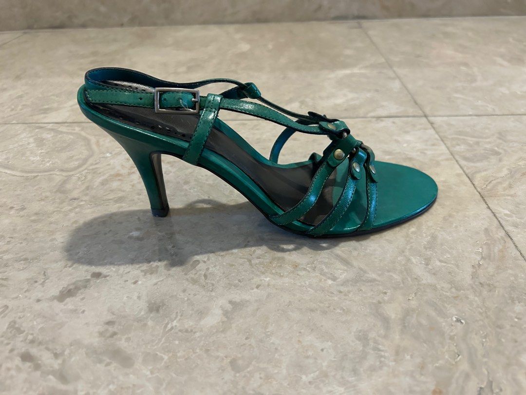 River island green heels sales