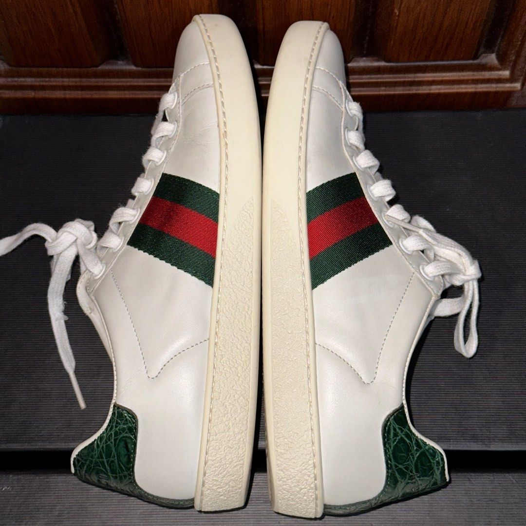 Gucci ace leather sneaker womens cheap