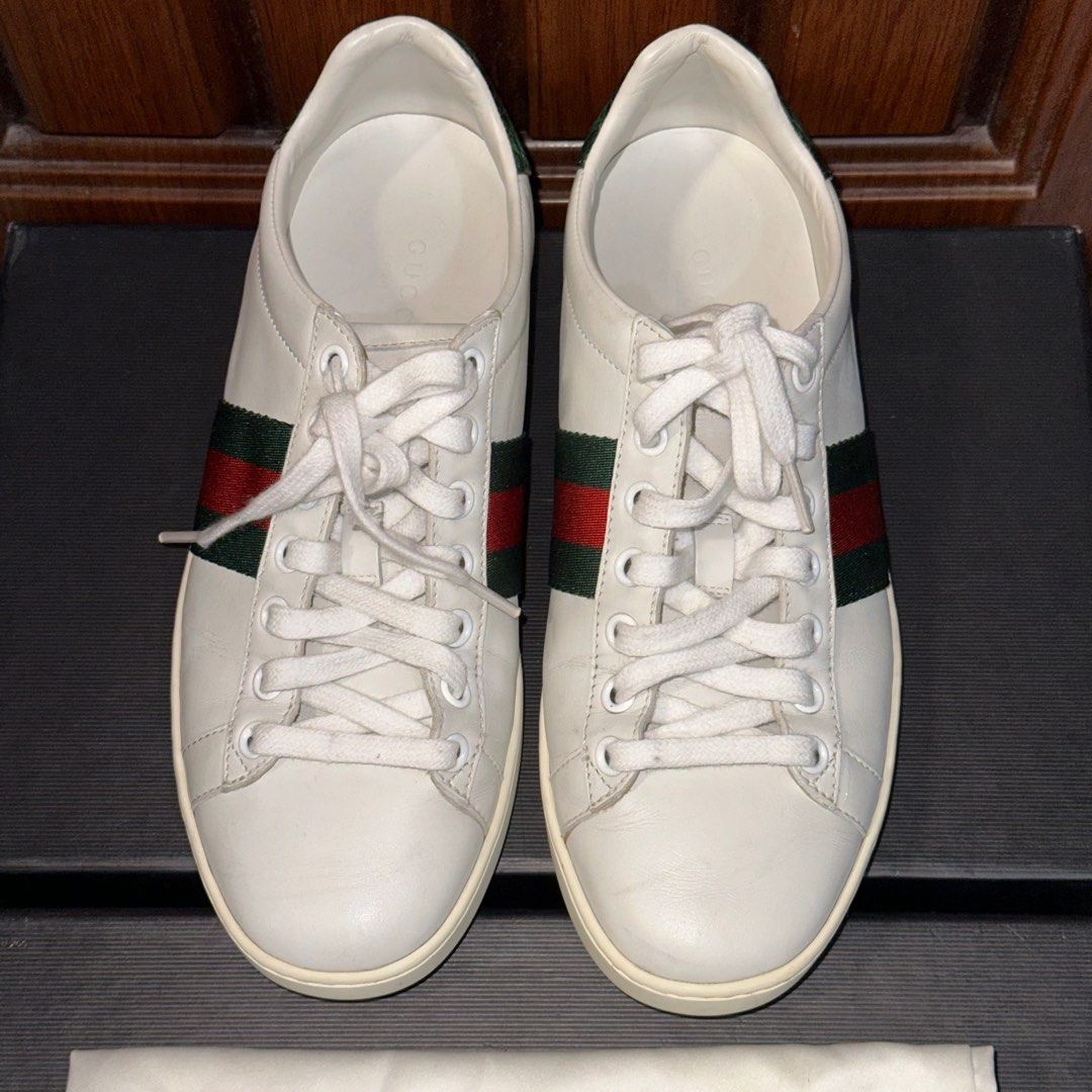 Gucci Ace Leather Sneakers Size 36 see photos and read description always Women s Fashion Footwear Sneakers on Carousell