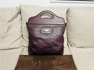 Gucci Guccissima Oversized Clutch Bag