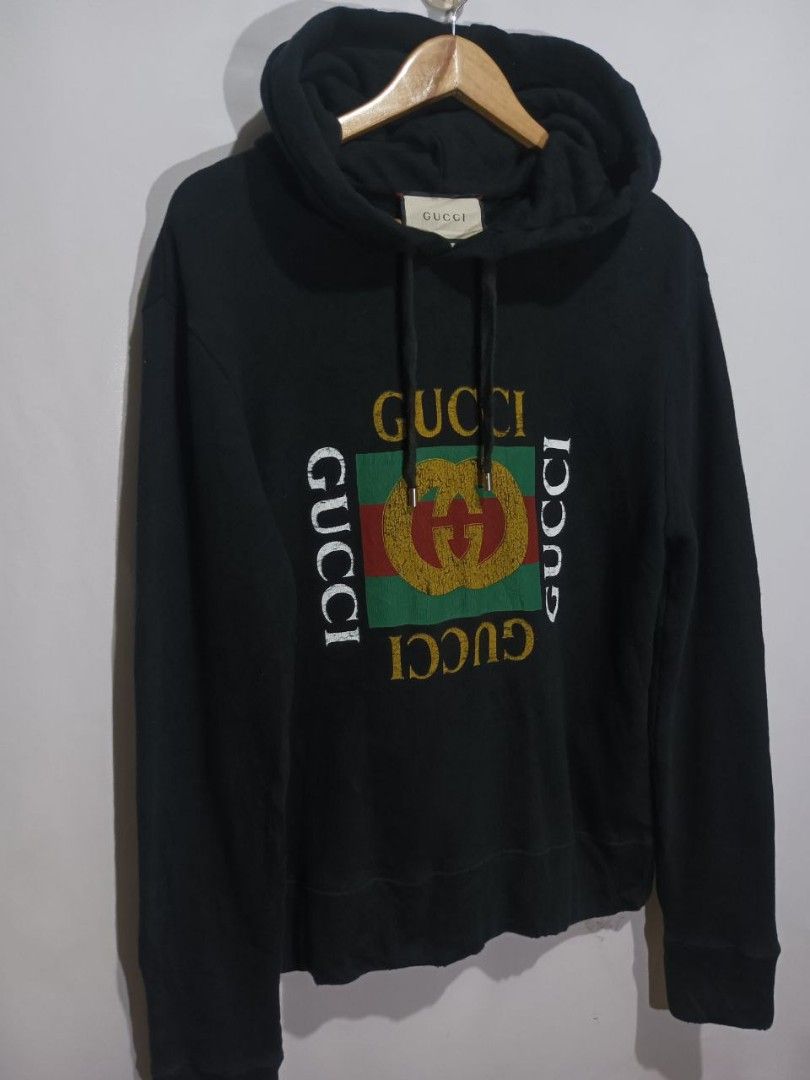 Gucci box logo hoodie discount