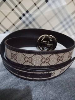 Gucci Monogram Belt with Buckle