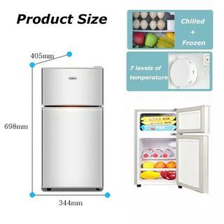 Hamle Mini Refrigerator With Freezer 125L