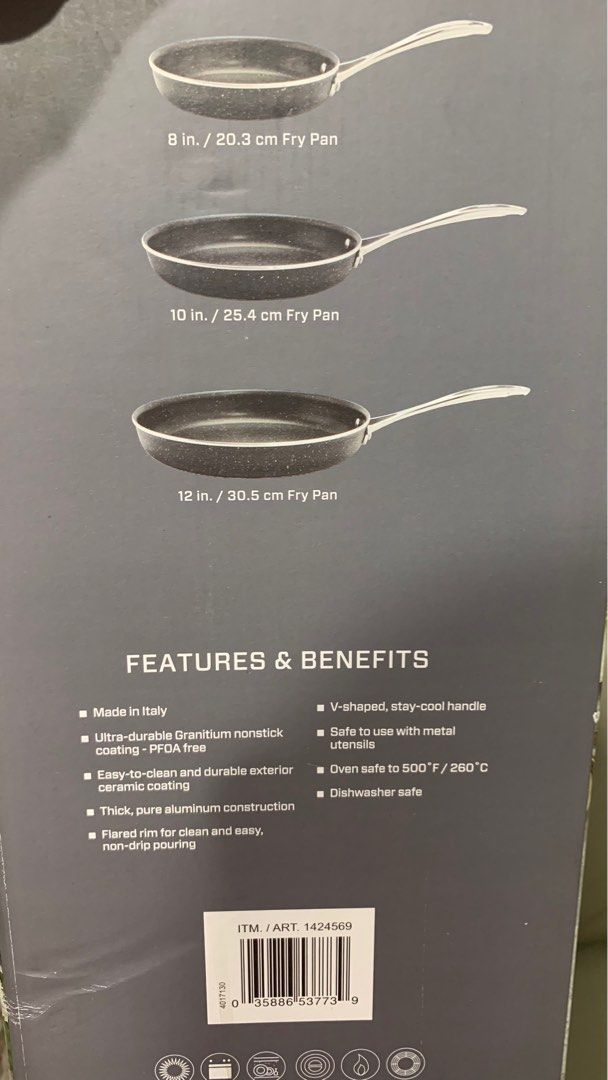 Henckels 3 piece pan set (Category: Cookware & Accessories) located in Manila. Submitted by slothyspad (Listing ID 1310250666, Image 2). Description: .