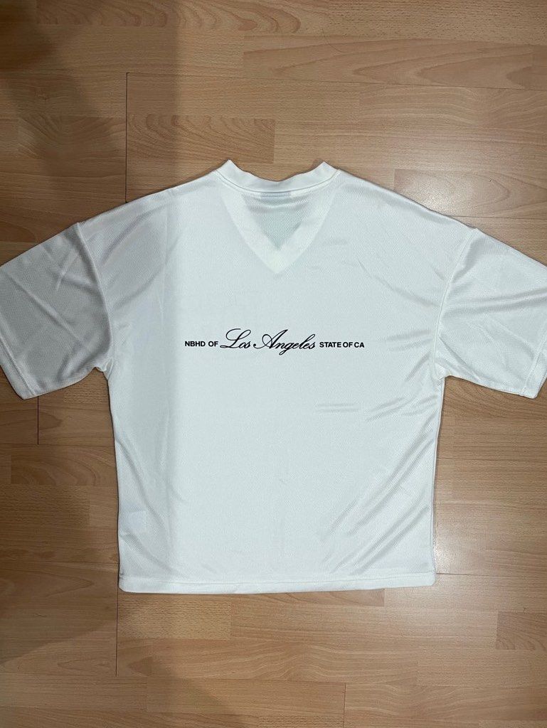 H M Oversized Fit Printed mesh T shirt Men s Fashion Tops Sets Tshirts Polo Shirts on Carousell