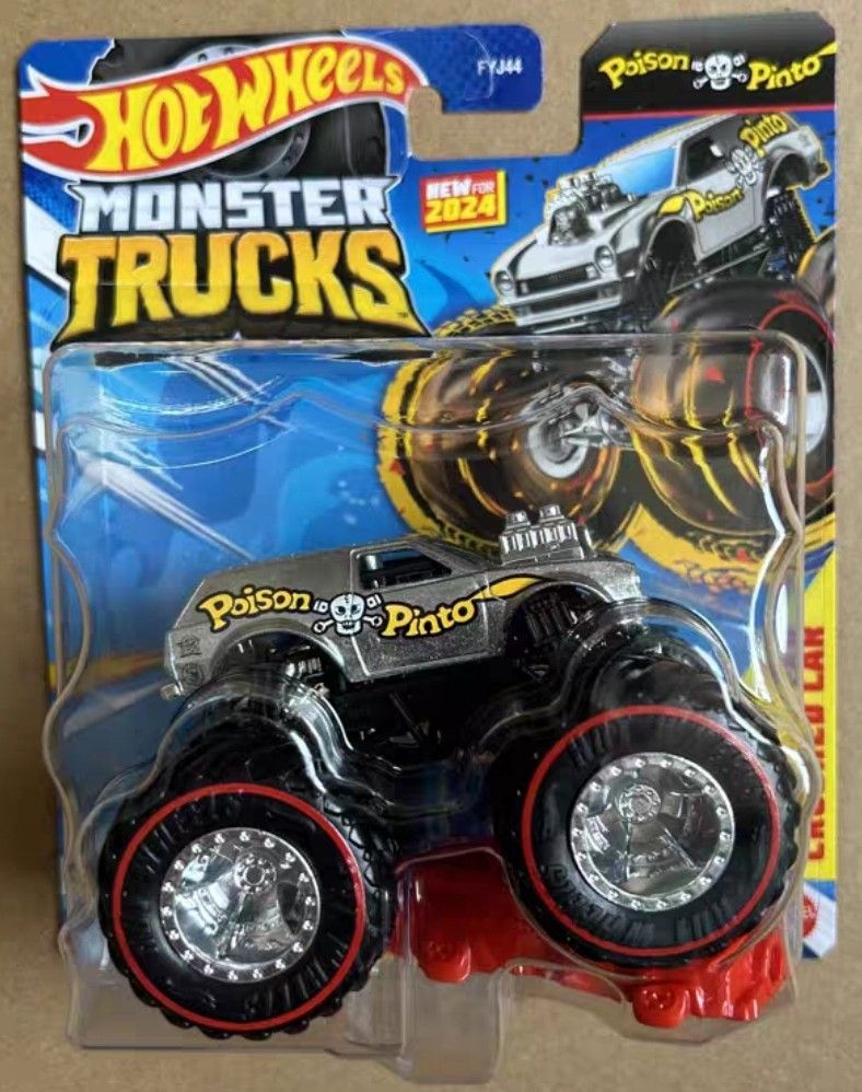 Hot Wheels Monster Trucks 1 64 Scale Die Cast Toy Poison Pinto FYJ44 TH chase Treasure Hunt ZAMAC Carousell