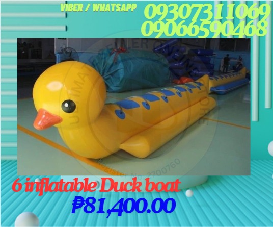 inflatable duck Boat 6 persons capacity, Furniture & Home Living ...
