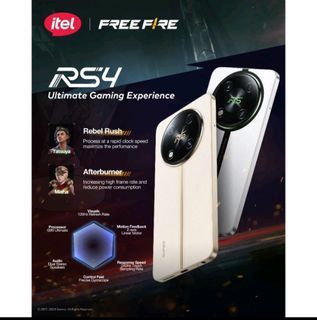 ITEL RS4 256GB 12GB Ram Silvery White Gaming Phone Brand New/Sealed
